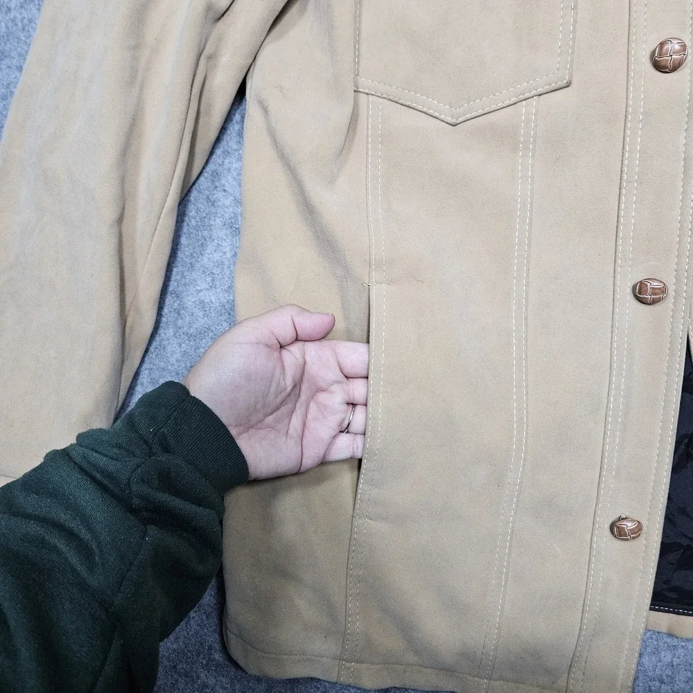 Vintage Brad Whitney Leather Shooting Sport Coat‎ Jacket Mens Size 40 S/M